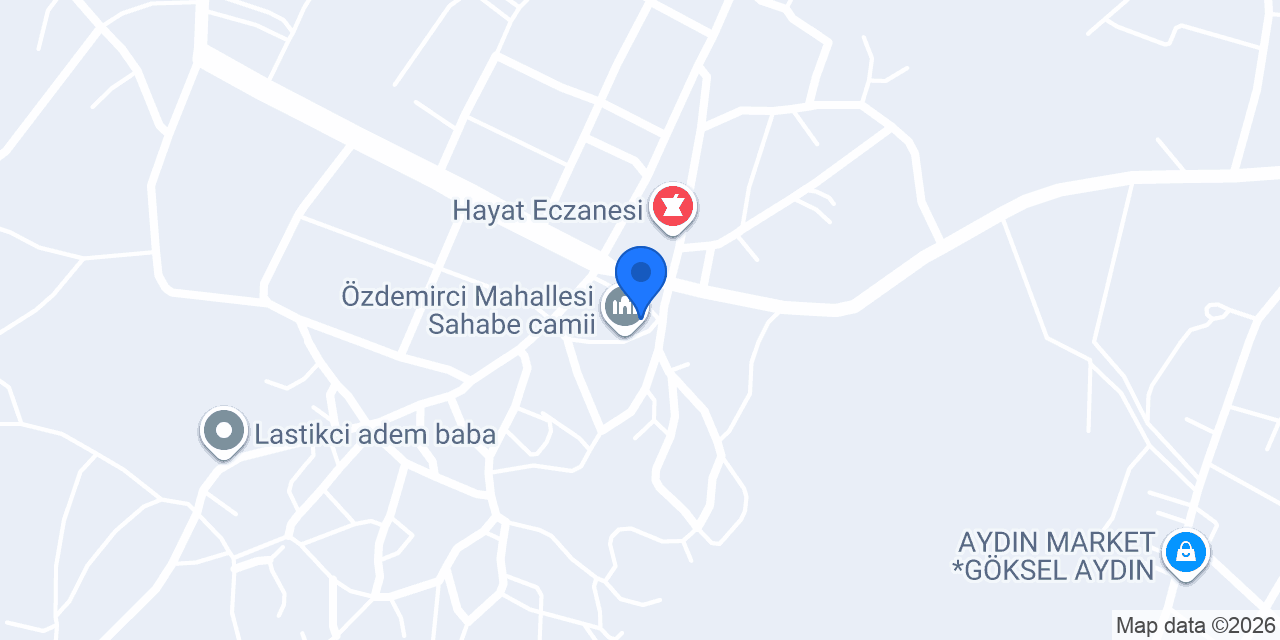 Özdemirci Aile Sağlığı Merkezi konumu