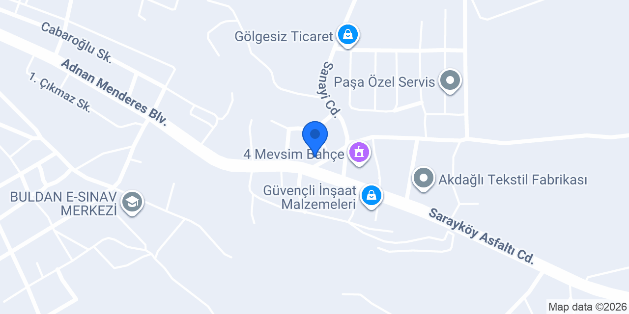 Özkan Tekstil konumu