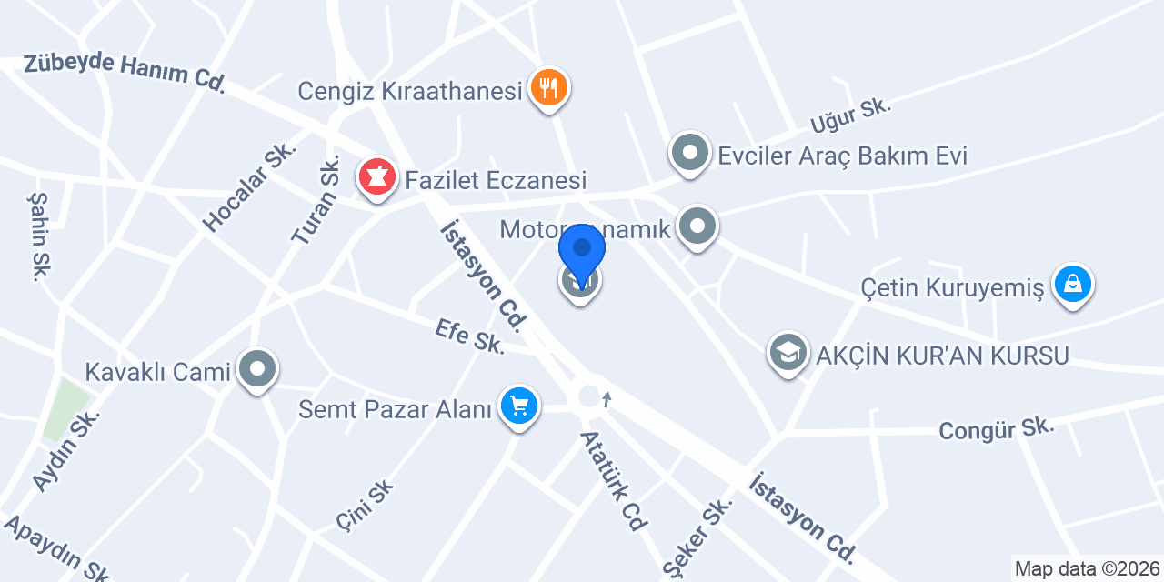 Şehit Hüdayi Çınar Ortaokulu konumu