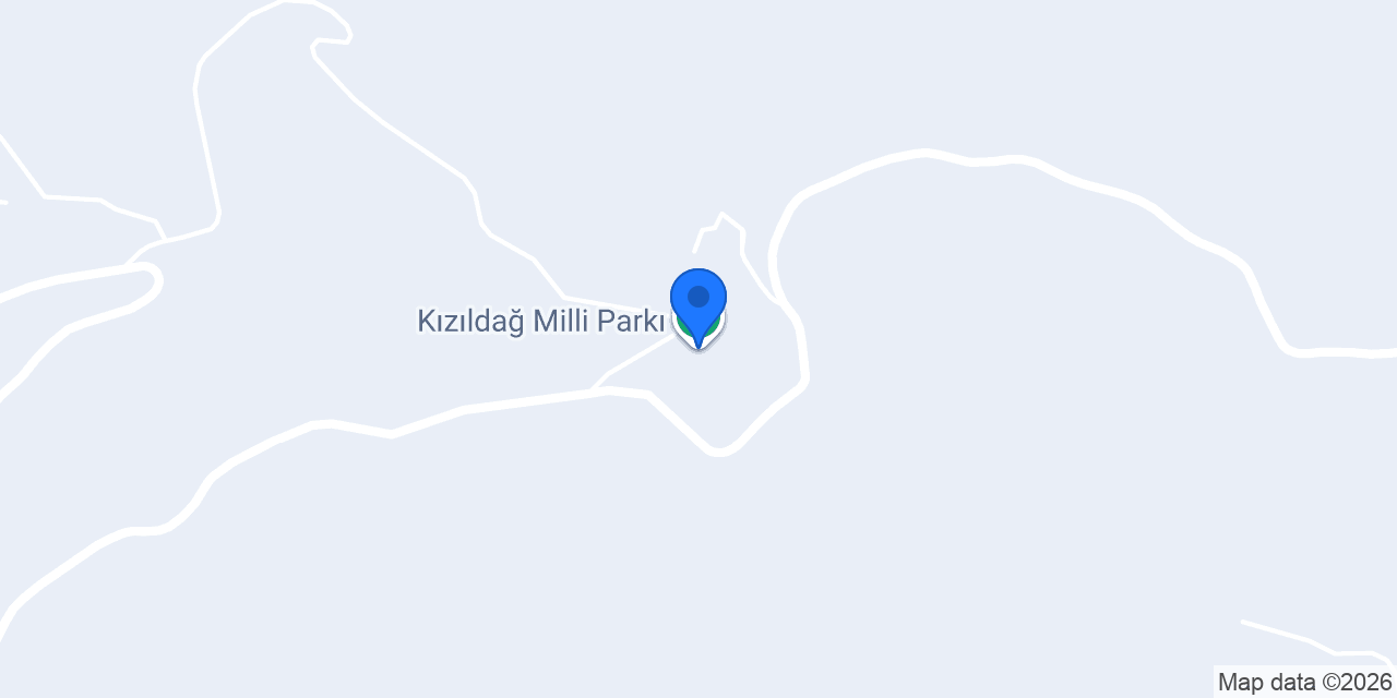Kızıldağ Milli Parkı konumu