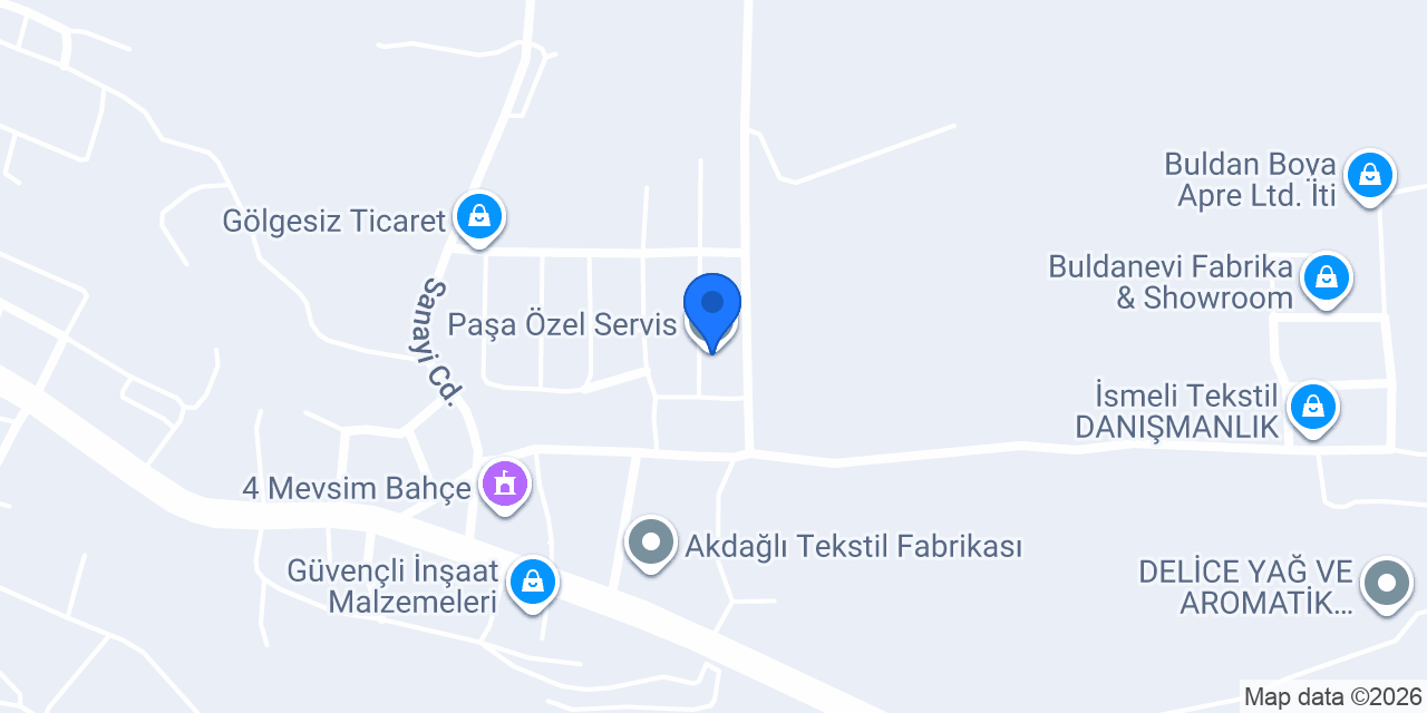 Paşa Özel Servis konumu
