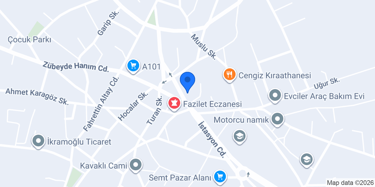 Evciler Evet Veteriner Polikliniği konumu