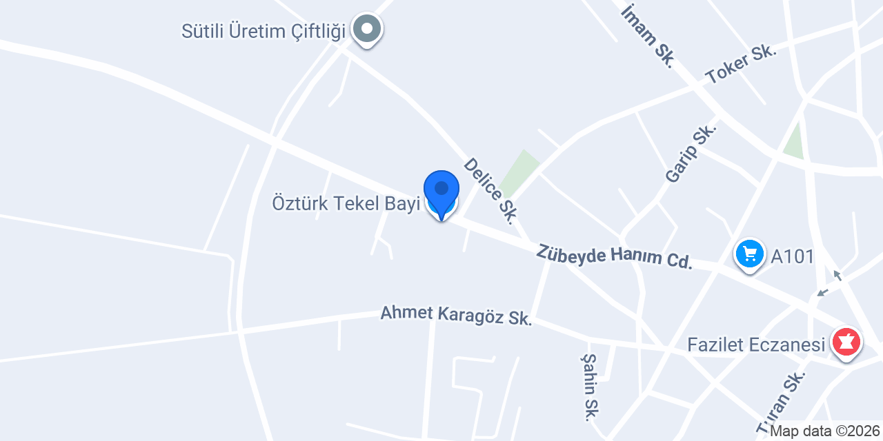 Öztürk Tekel Bayi konumu