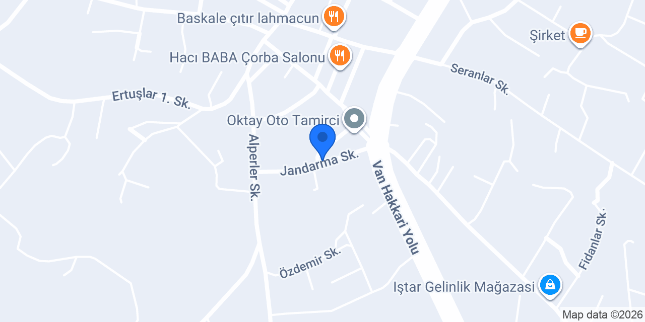 Lastiğim - Baydar Otomotiv konumu