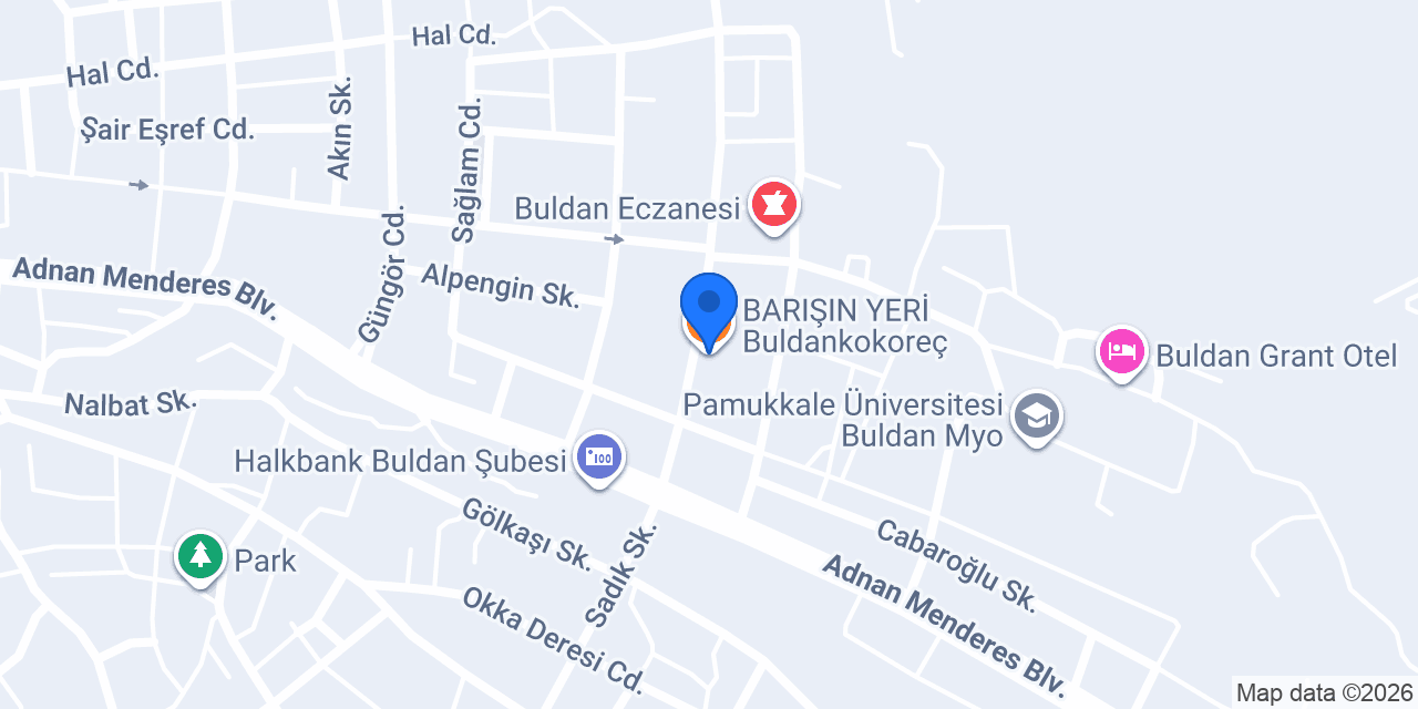 BARIŞIN YERİ Buldankokoreç konumu