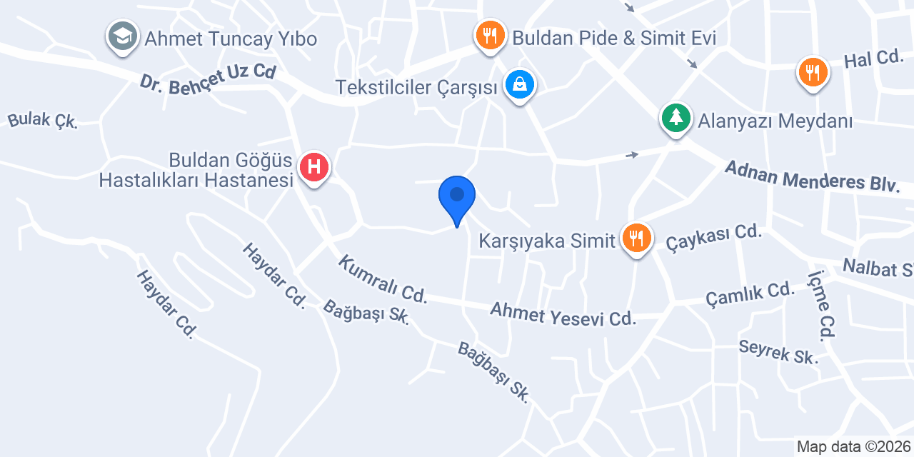 Buldan'da YAŞAM Gazetesi konumu