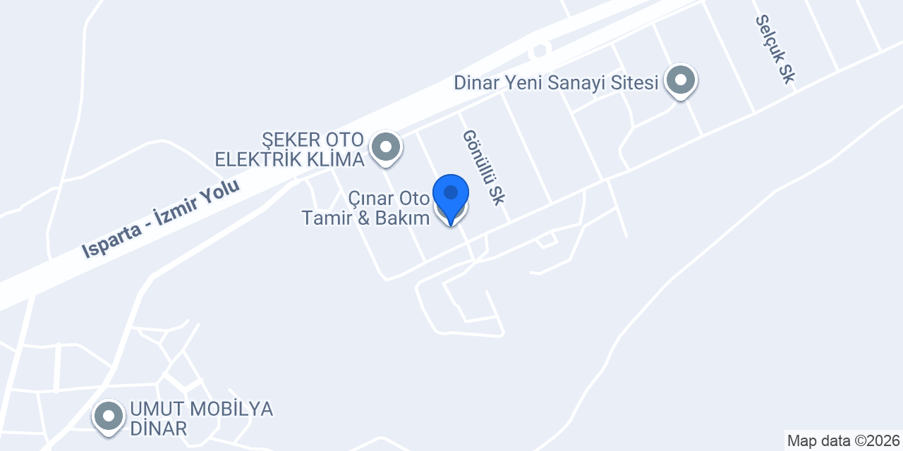 Çınar Oto Tamir & Bakım konumu