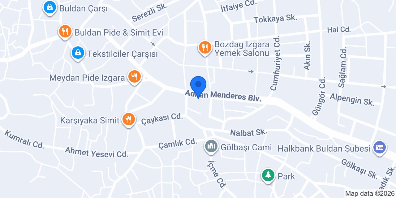 Buldan Noterliği konumu