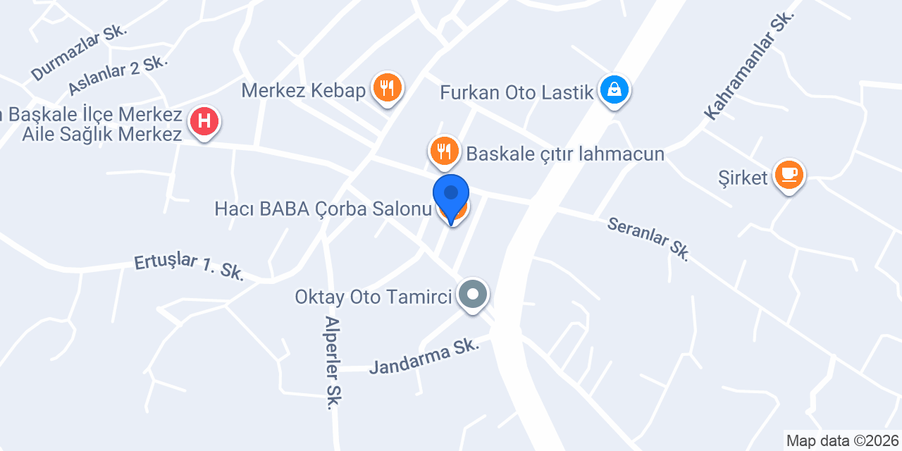 Hacı BABA Çorba Salonu konumu