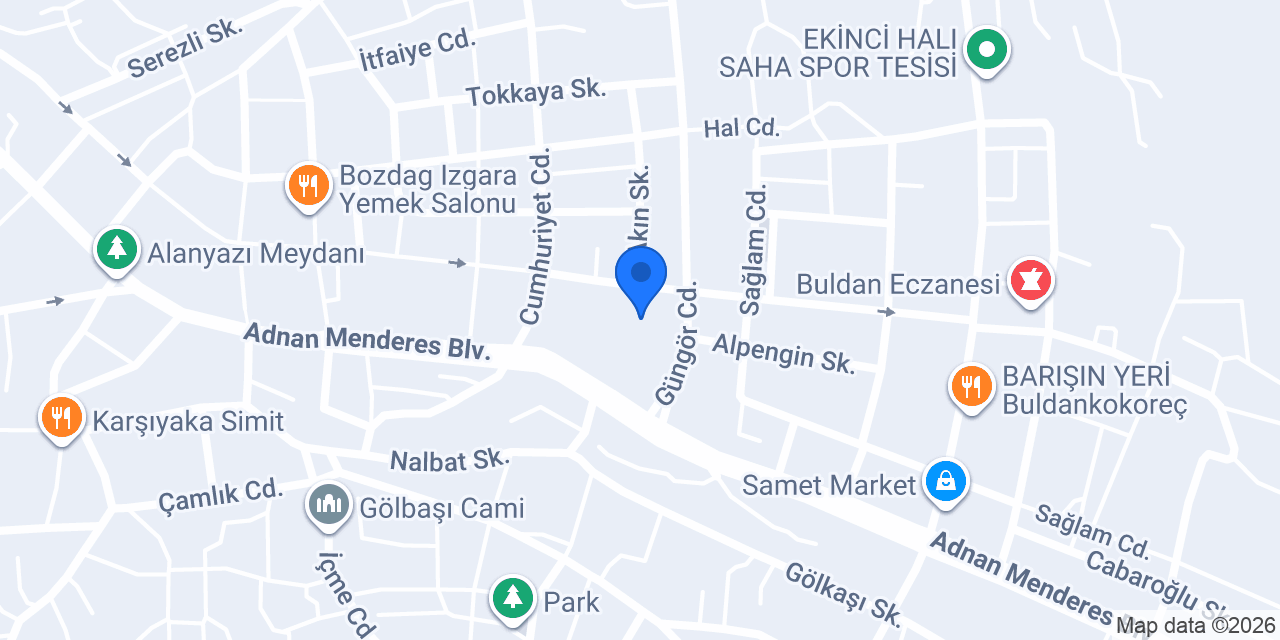 Akın Anadolu Lisesi konumu