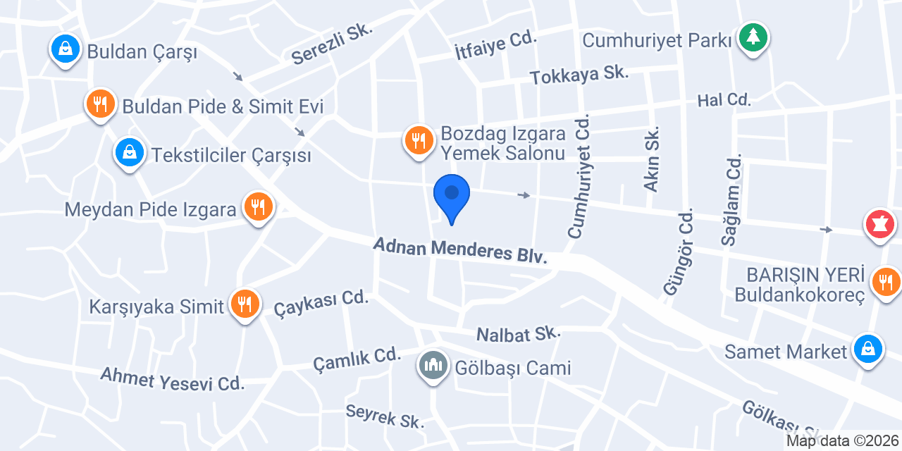 Tapu Müdürlüğü konumu