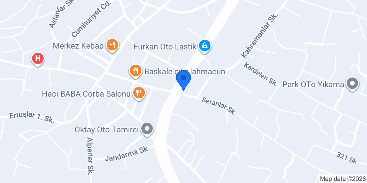 Uyaş Ekmek Fabrikası konumu