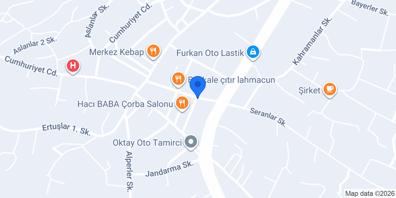 Gaziantep Tatlı Dünyası konumu