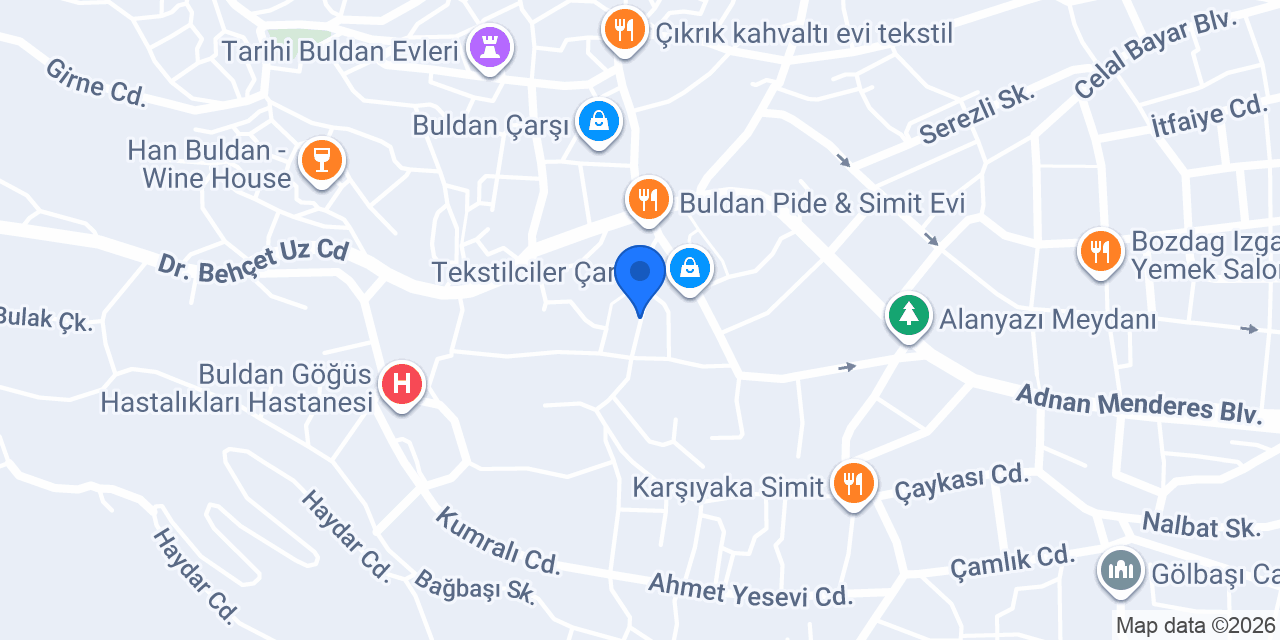 Uzman Tekstil konumu