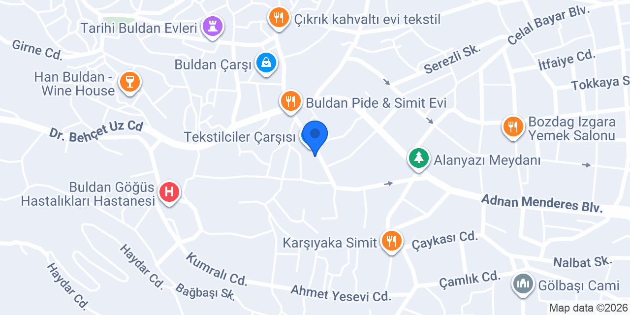 Buldan Ticaret Odası konumu
