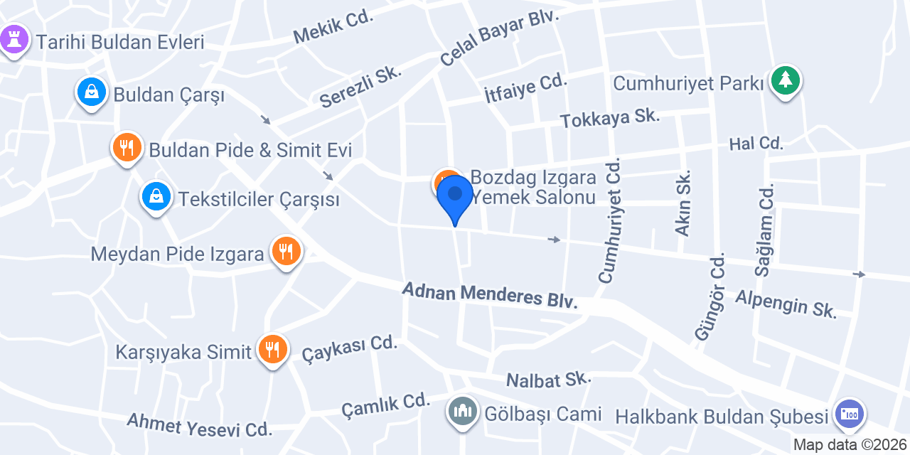 Camioğlu Sigorta ltd. Şti. konumu