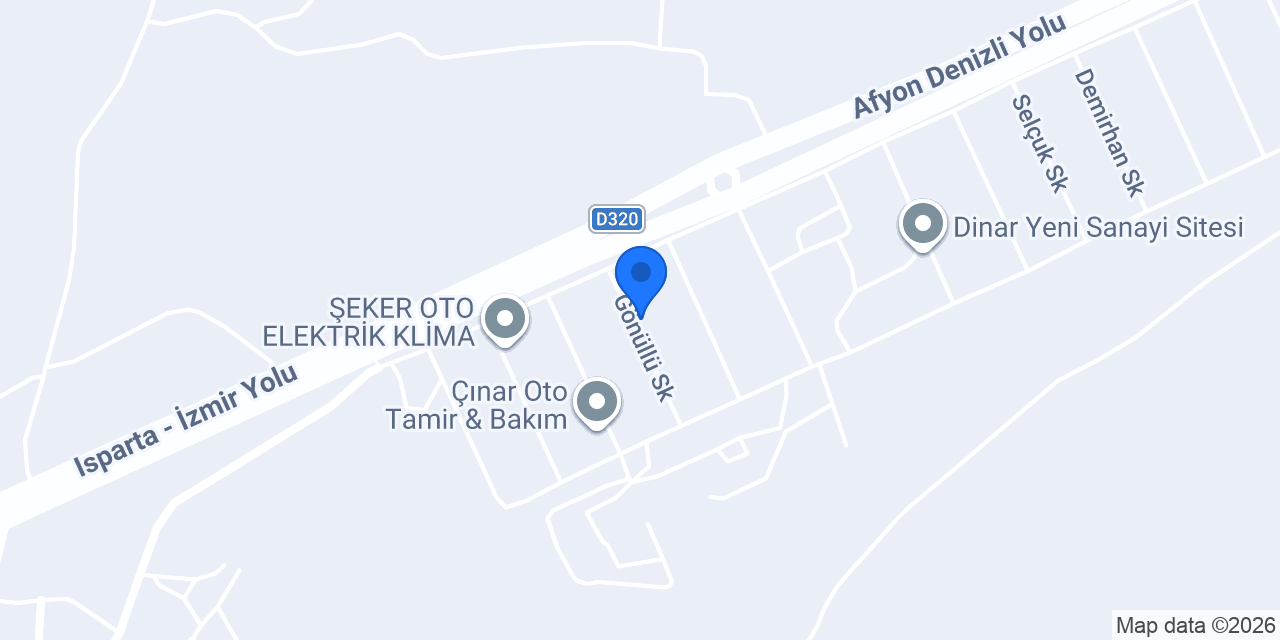 ÇARÇABUK-Okan Oto Lastik konumu