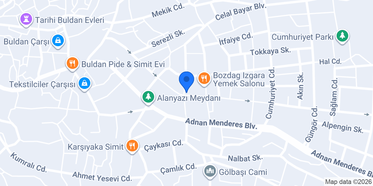 Buldan Başkan Emlak konumu