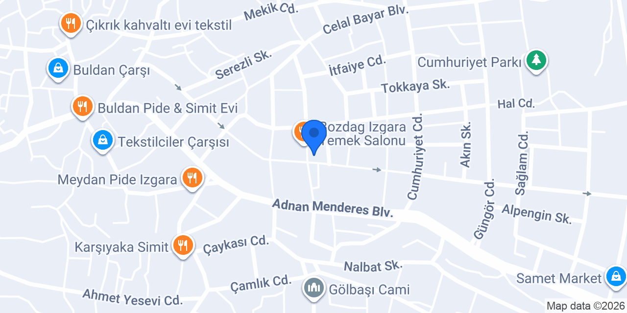 Çat Kapı Kafe Fast Food konumu