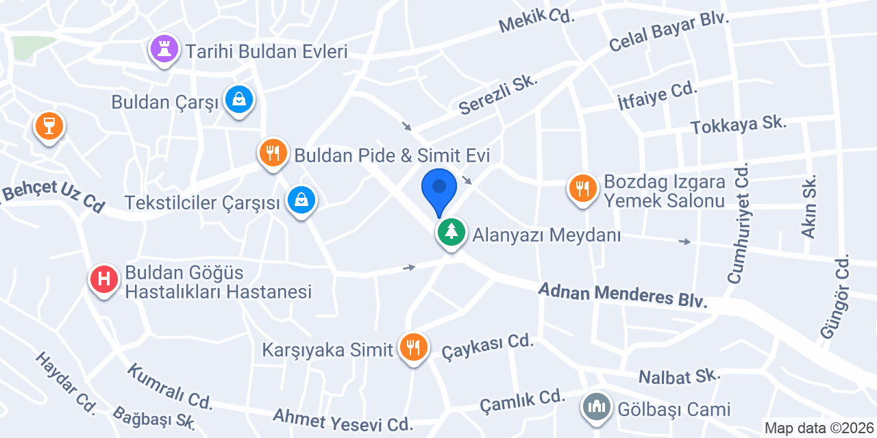 Sırma Fastfood konumu