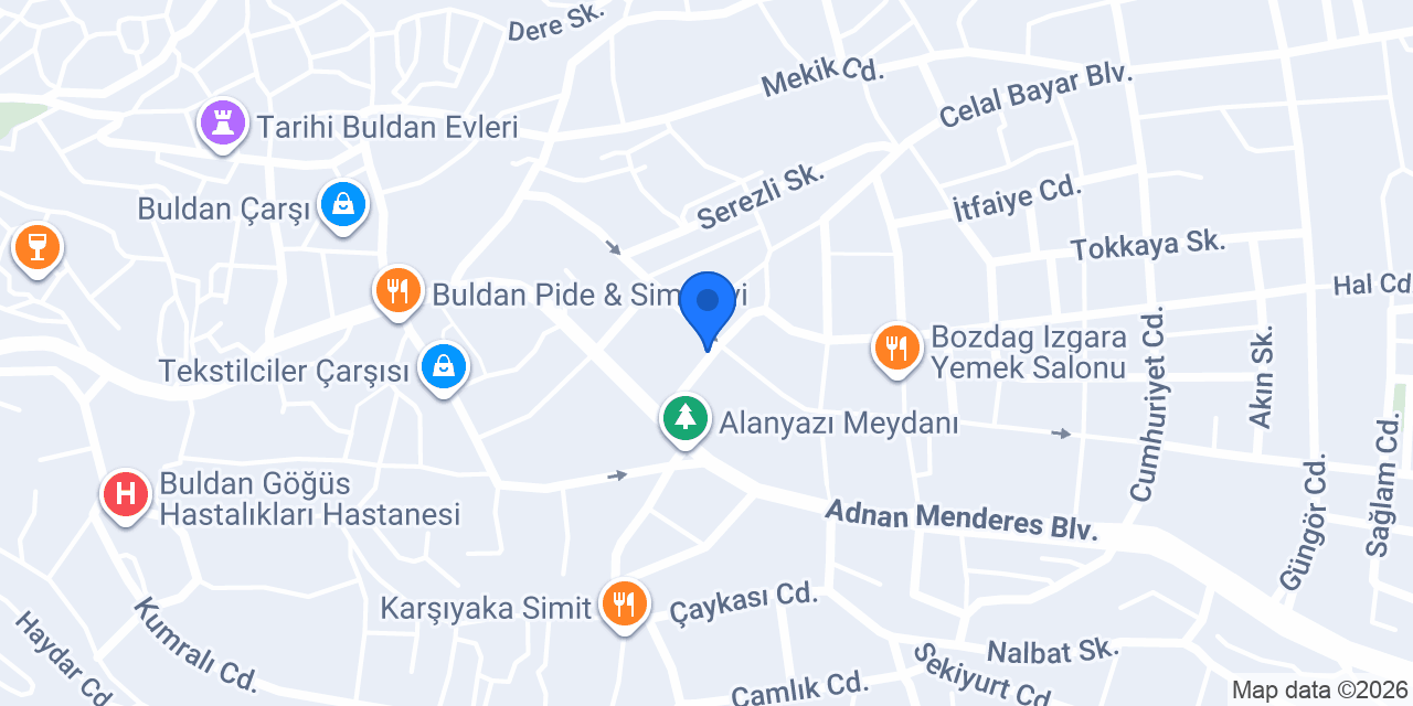 Buldan Kebap Salonu konumu