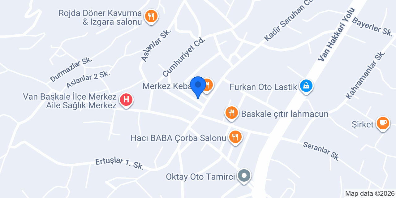 Vestel Yetkili Servisi - Başkale - Mehmet Aydın konumu