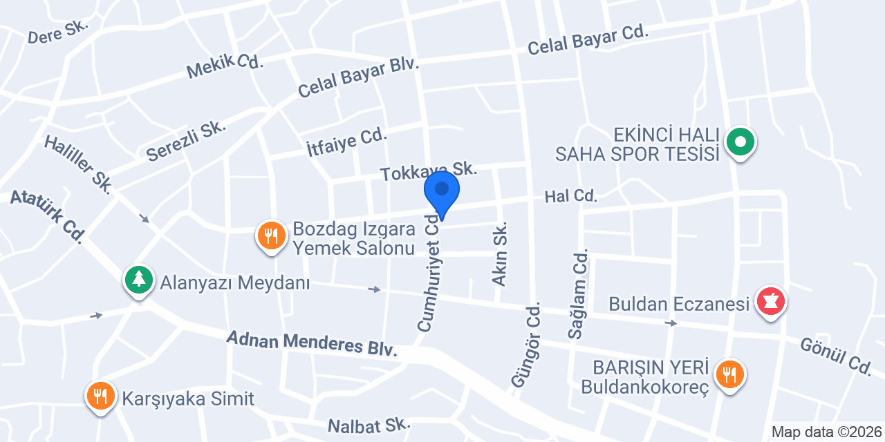 Yılmaz tekel shop konumu
