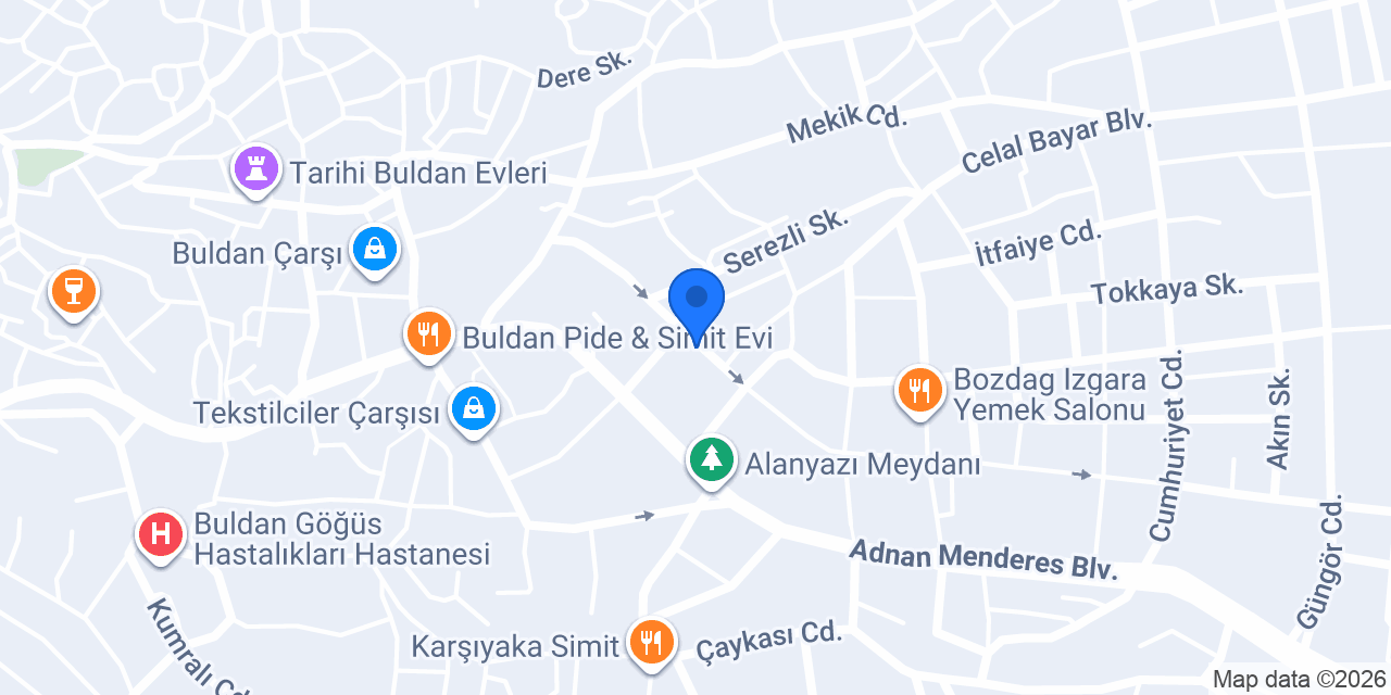 İzmir Börek ve Tatlı Evi konumu