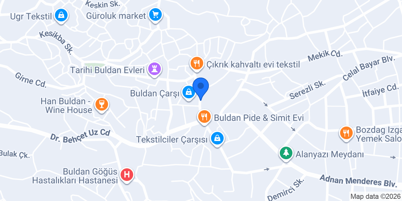 DHL eCommerce - Buldan Şubesi konumu