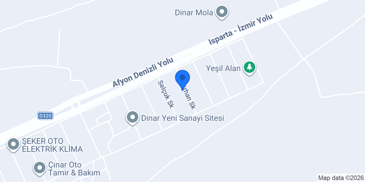 Çimen Mobilya / Dinar konumu