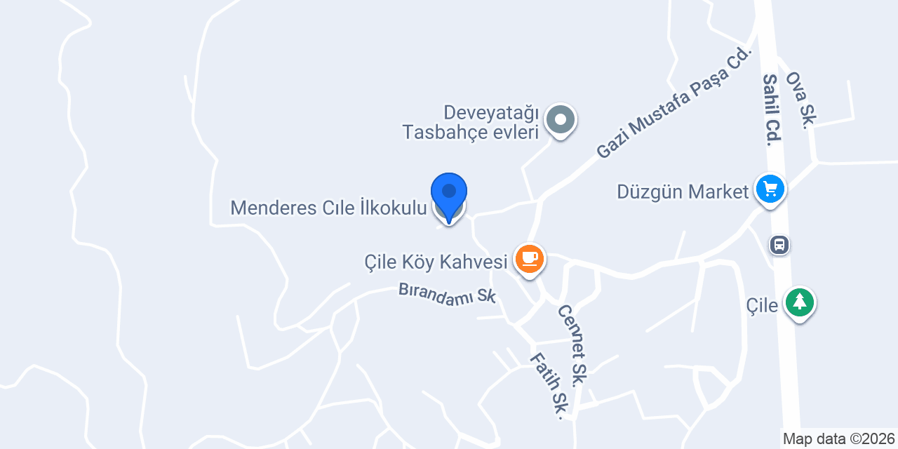 Menderes Cıle İlkokulu konumu