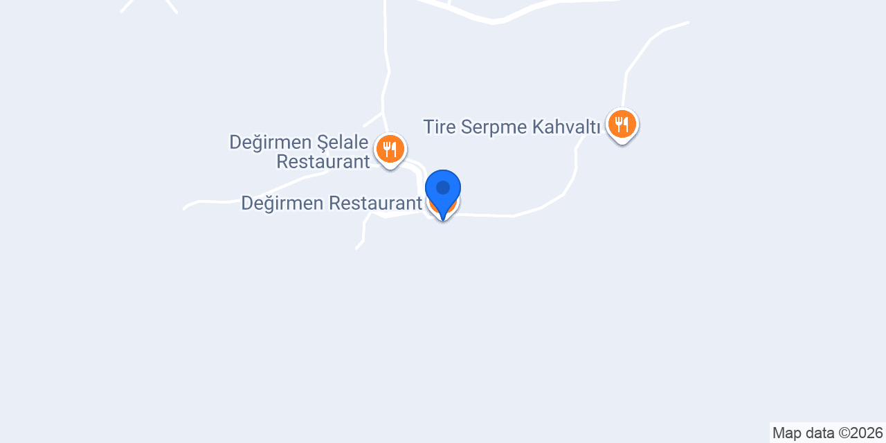 Değirmen Restaurant konumu