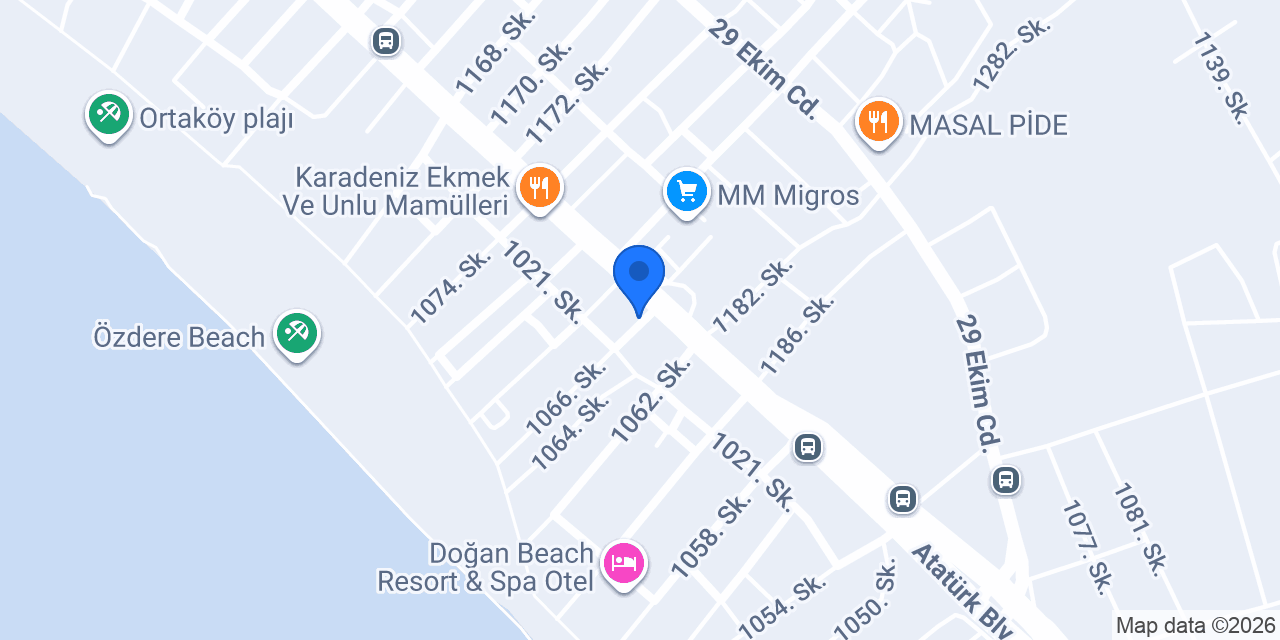 Atlas Veteriner Kliniği konumu