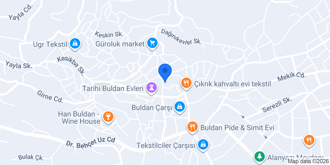 Grand Anatolian Bazaar konumu