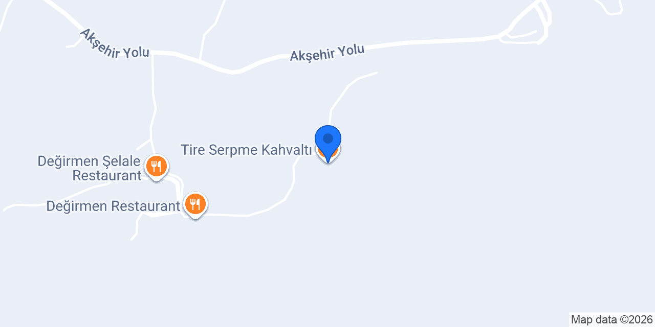 Tire Serpme Kahvaltı konumu