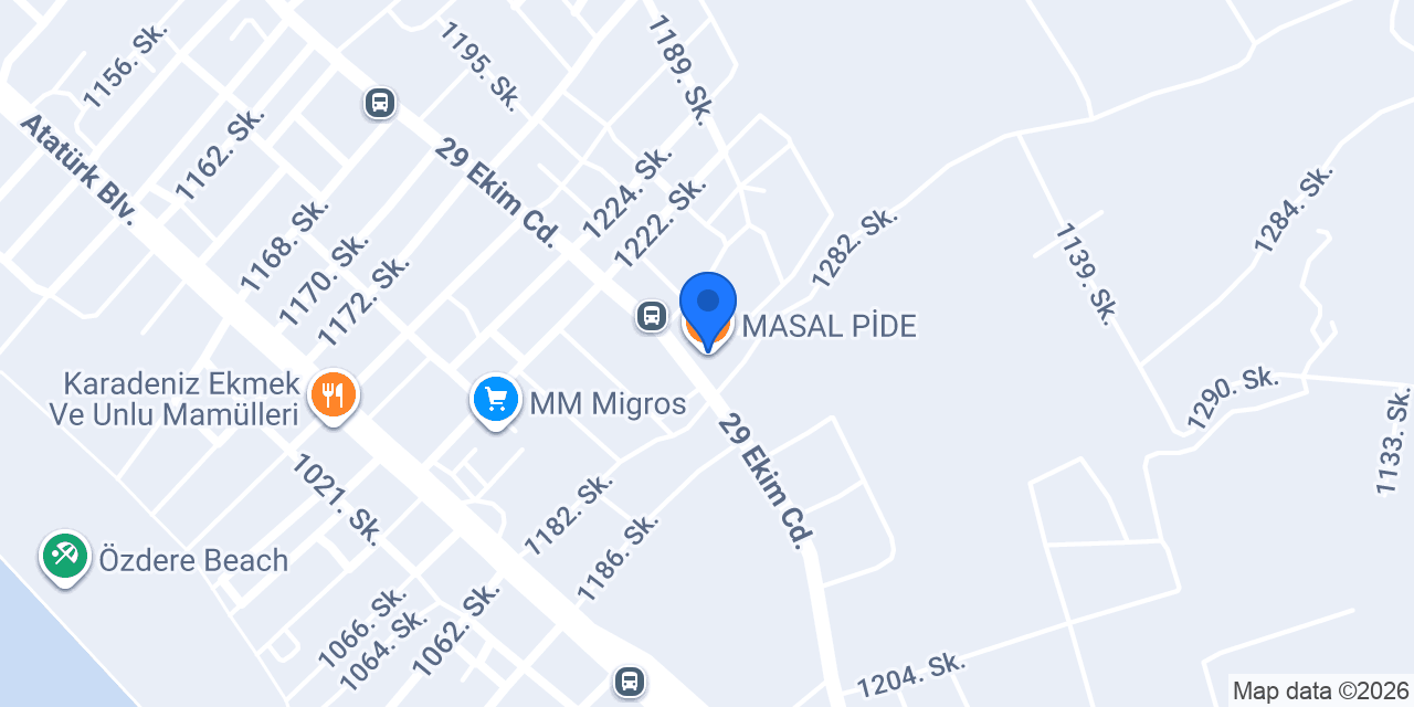 MASAL PİDE konumu
