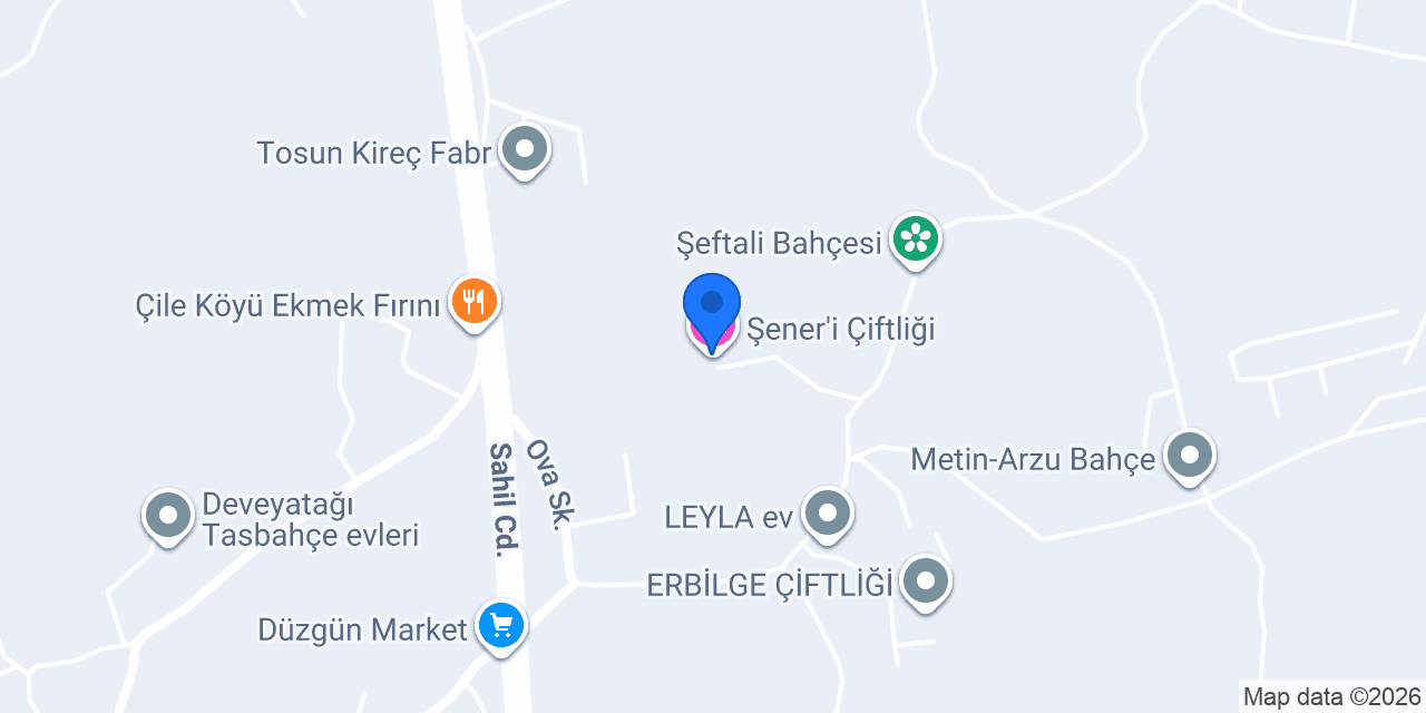 Şener'i Çiftliği konumu