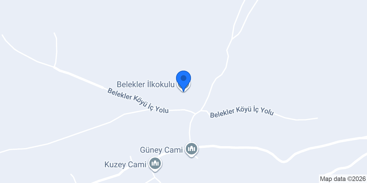 Belekler İlkokulu konumu