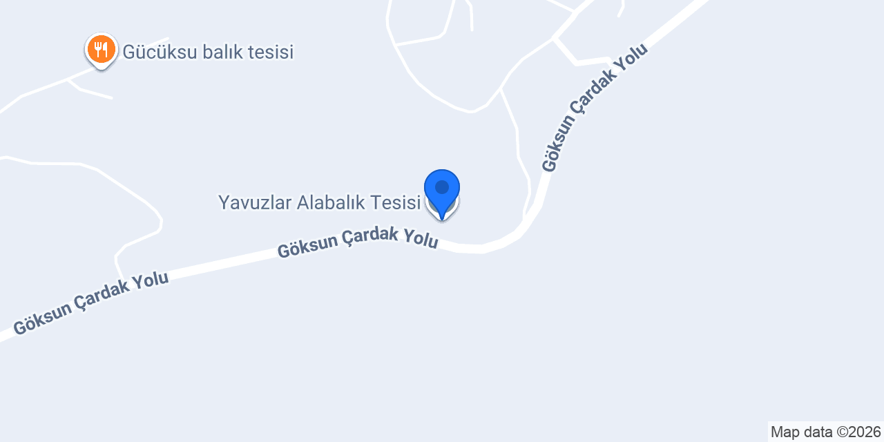Yavuzlar Alabalık Tesisi konumu