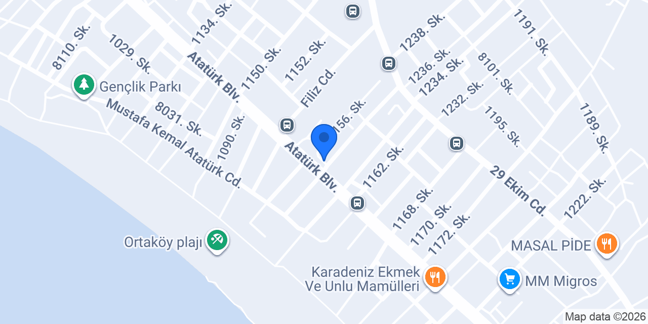 ÖZDERE ORTAKÖY EMLAK konumu