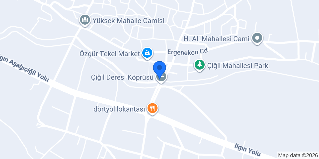 Aygaz Tüp Bayisi konumu