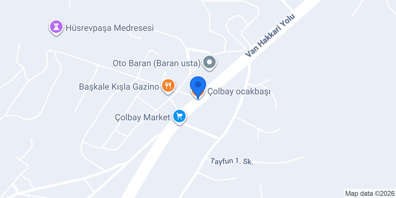 Çolbay ocakbaşı konumu