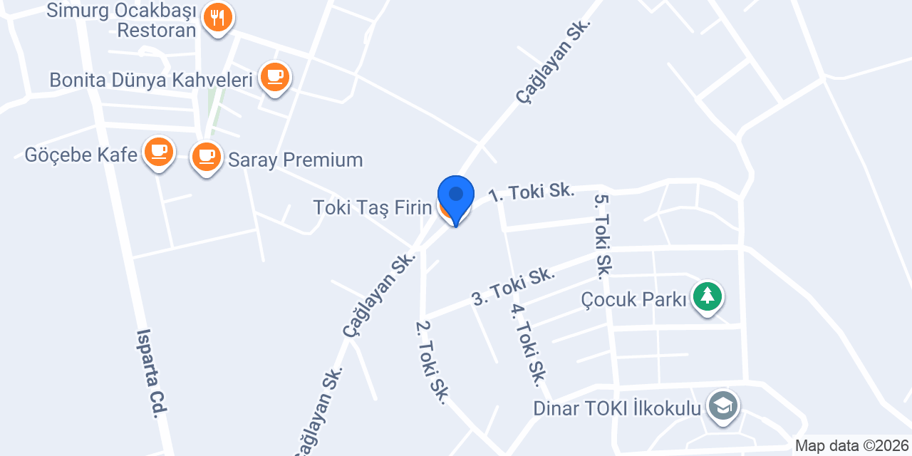 Toki Taş Firin konumu