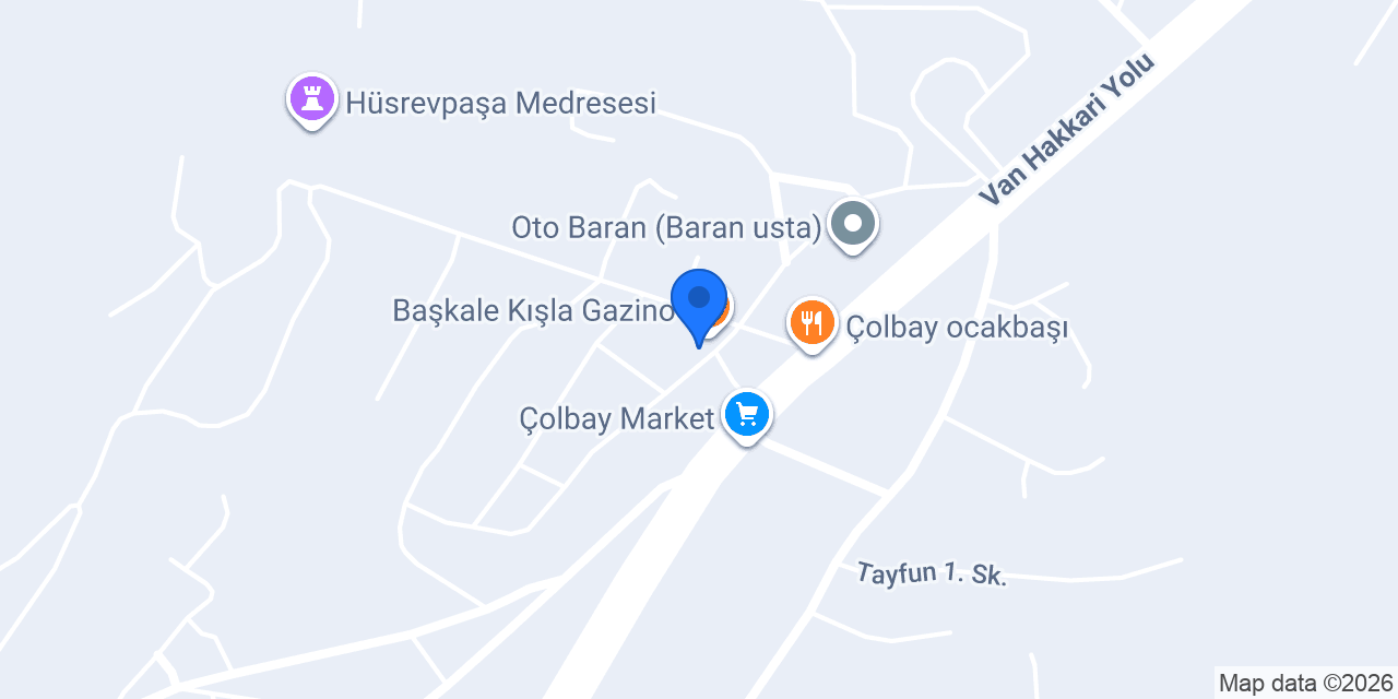 Başkale İlçe Jandarma Komutanlığı konumu