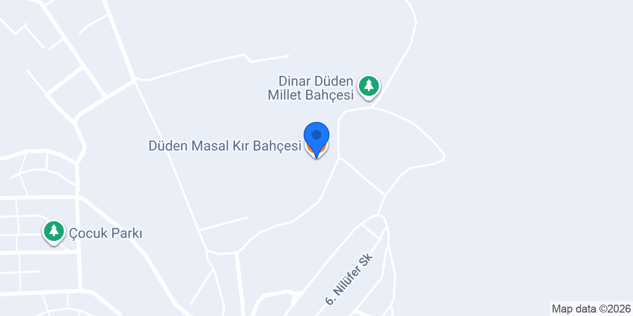 Düden Masal Kır Bahçesi konumu