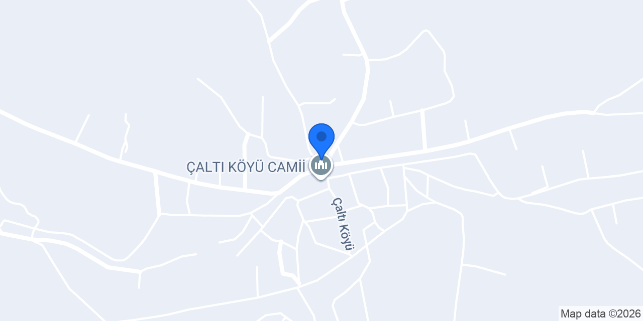 Çaltı Köyü Muhtarlığı konumu