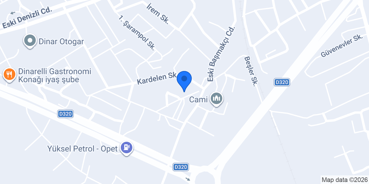 Menderes İlkokulu konumu