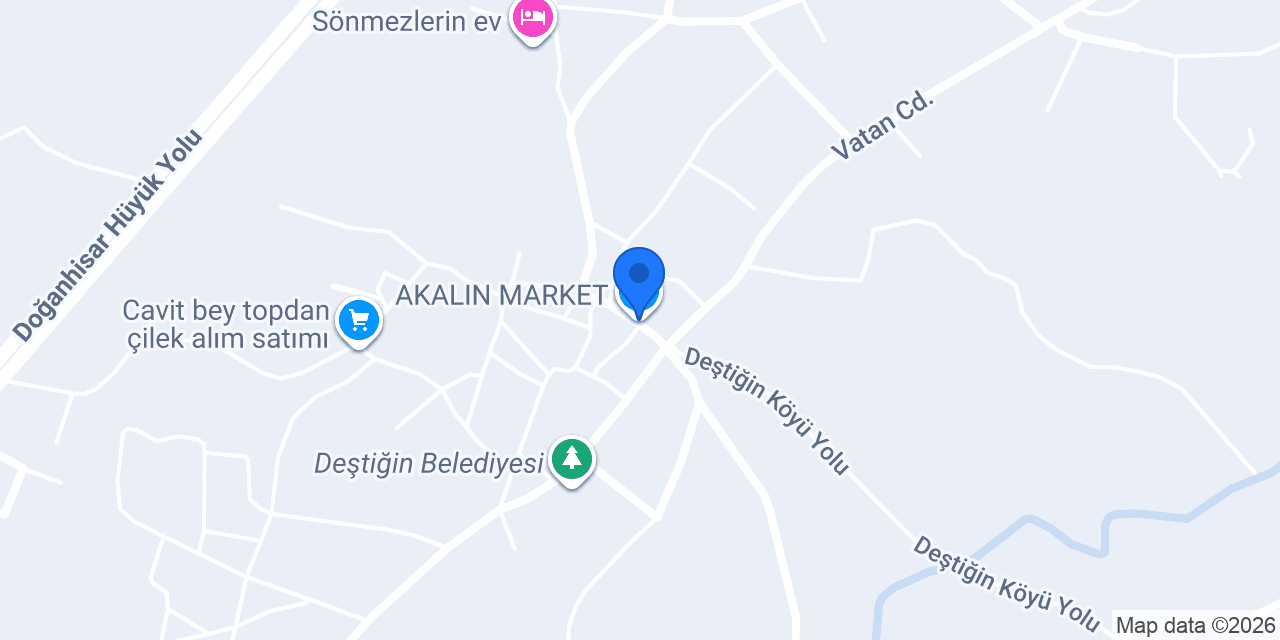 AKALIN MARKET konumu