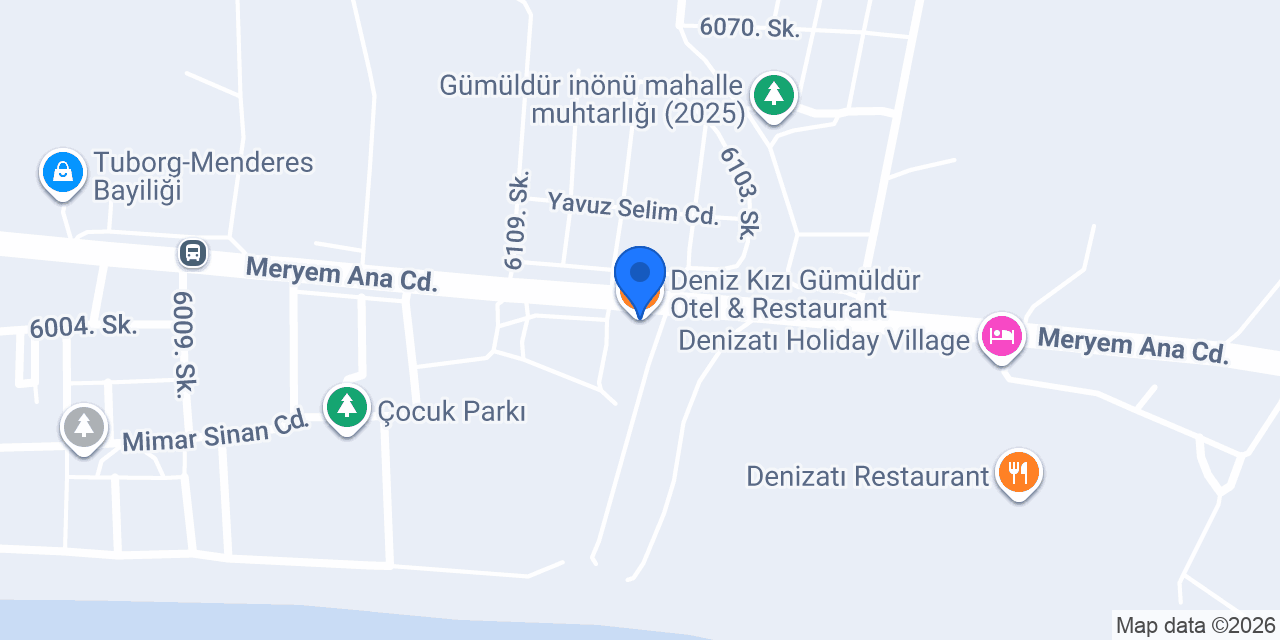 Deniz Kızı Green Garden konumu