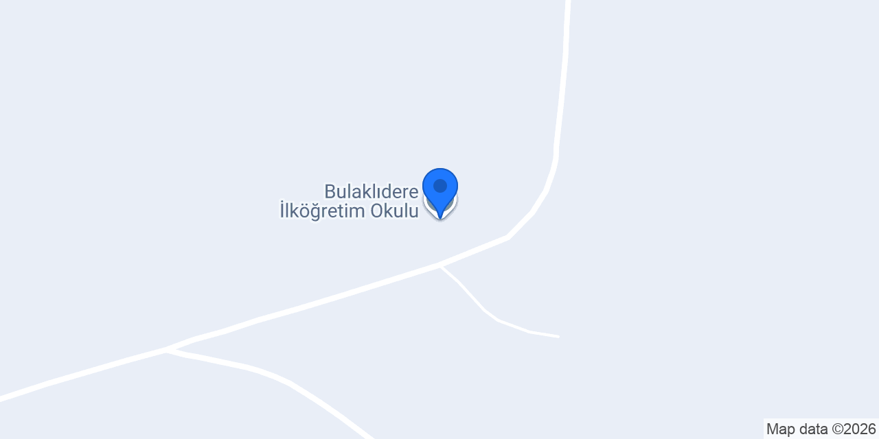 Bulaklıdere İlköğretim Okulu konumu
